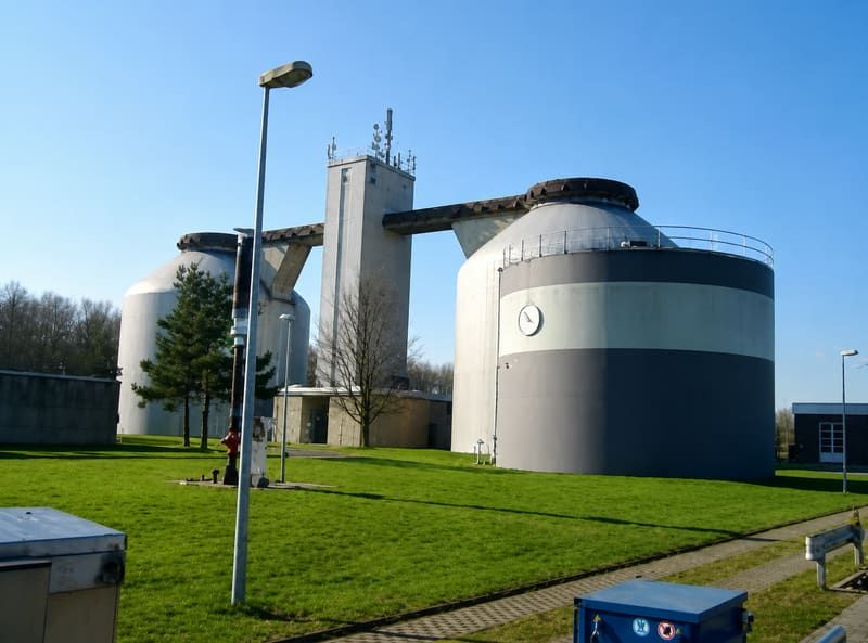 Monheim wastewater treatment plant, Germany